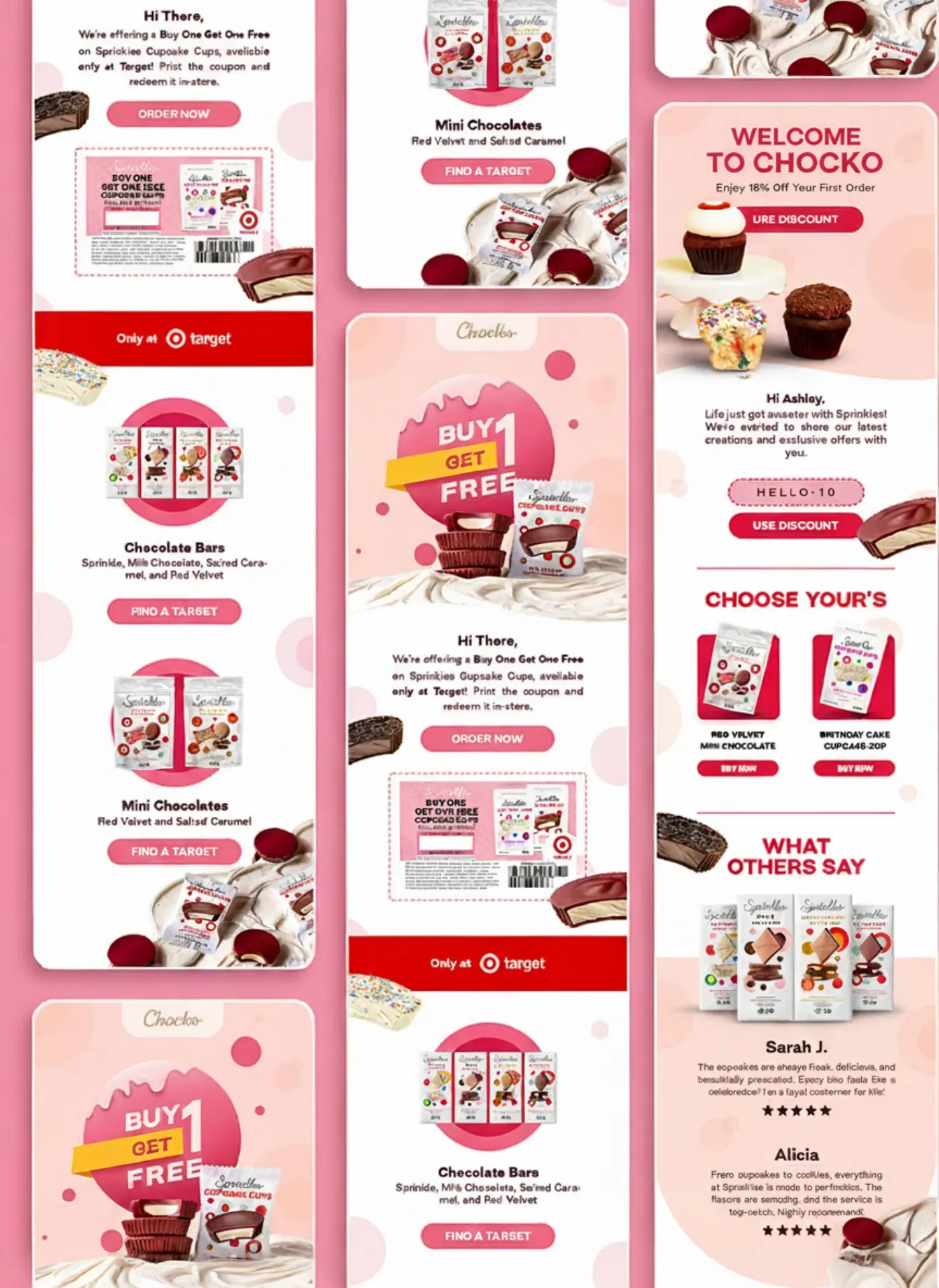 Chocko Welcome Newsletter - Buy One Get One Free Email