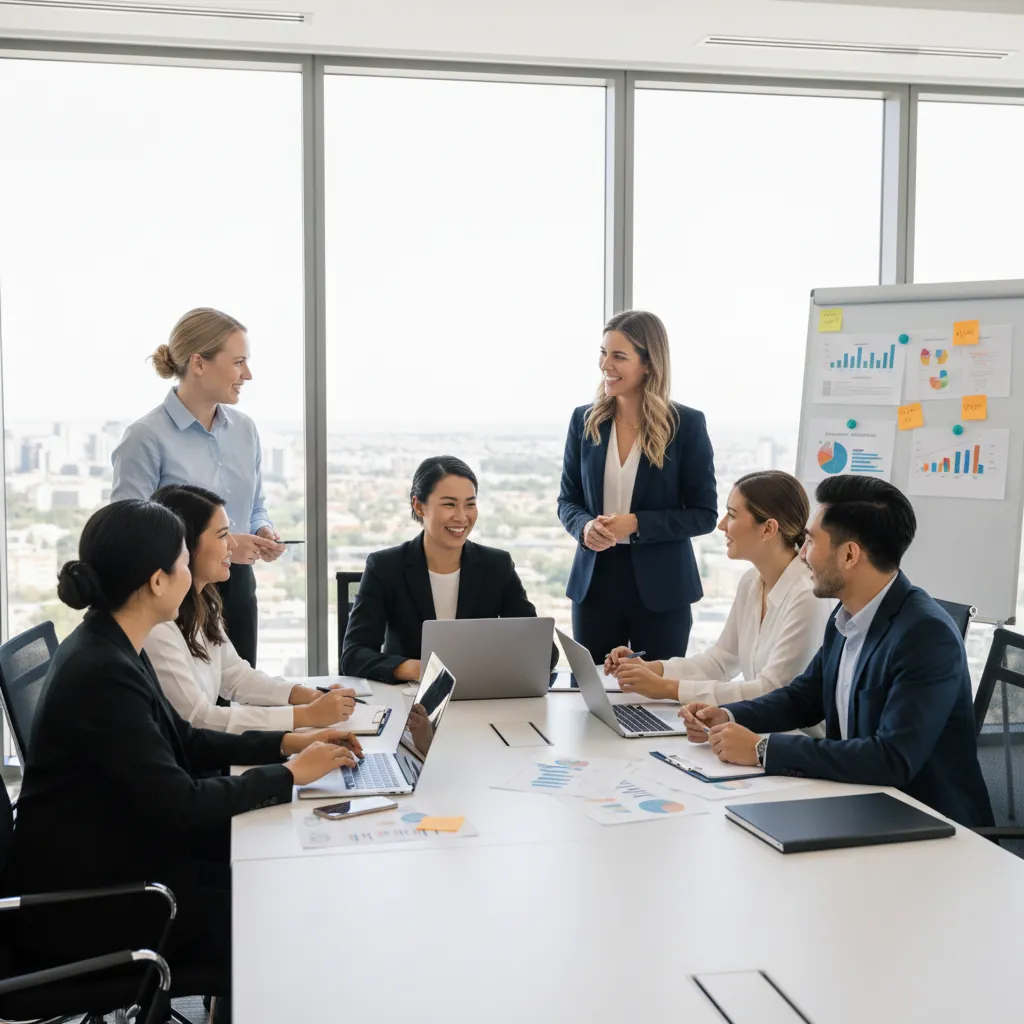 Elinix AI Team - Marketing Strategists, Designers, and Developers Collaborating